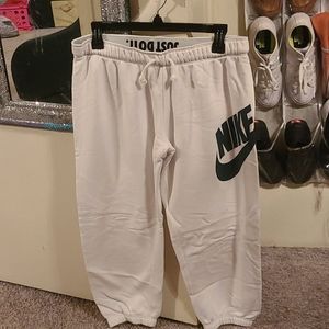 White cotton capi Nike pants. Buy One Get One Half